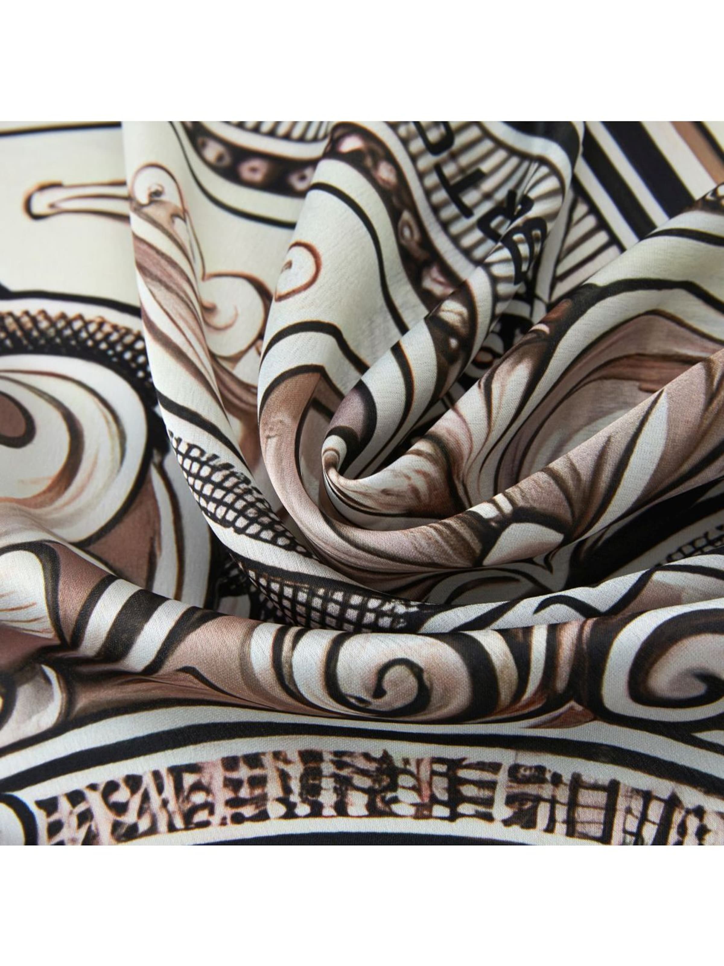 Sciarpa 'Grand carré de soie Authentic Zoé' di alberto cabale in grigio