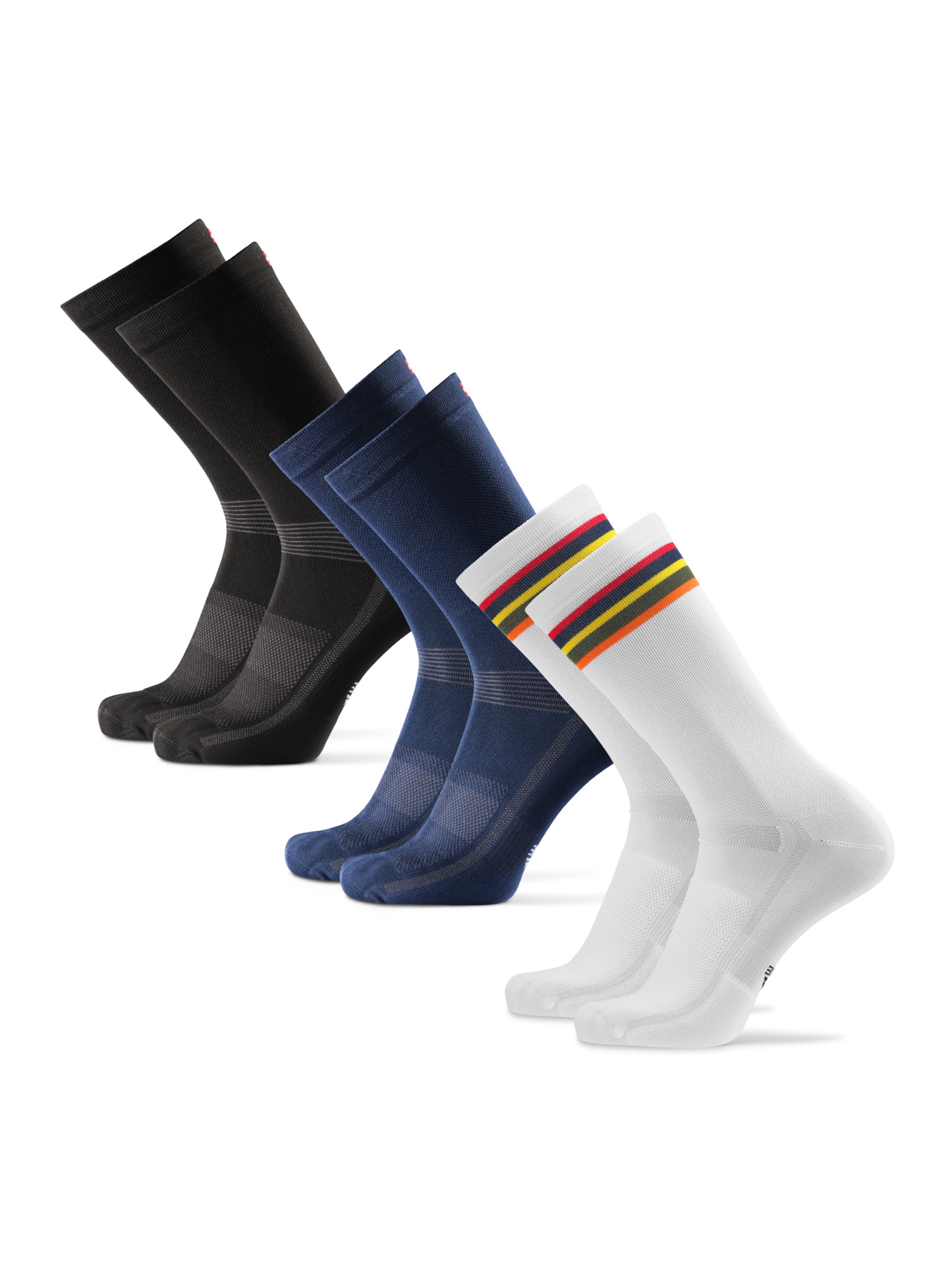 DANISH ENDURANCE Sports socks 'Aero Cycling Crew' in Mixed colours
