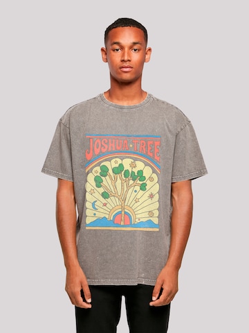 T-Shirt 'US National Parks Joshua Tree' F4NT4STIC en gris : devant