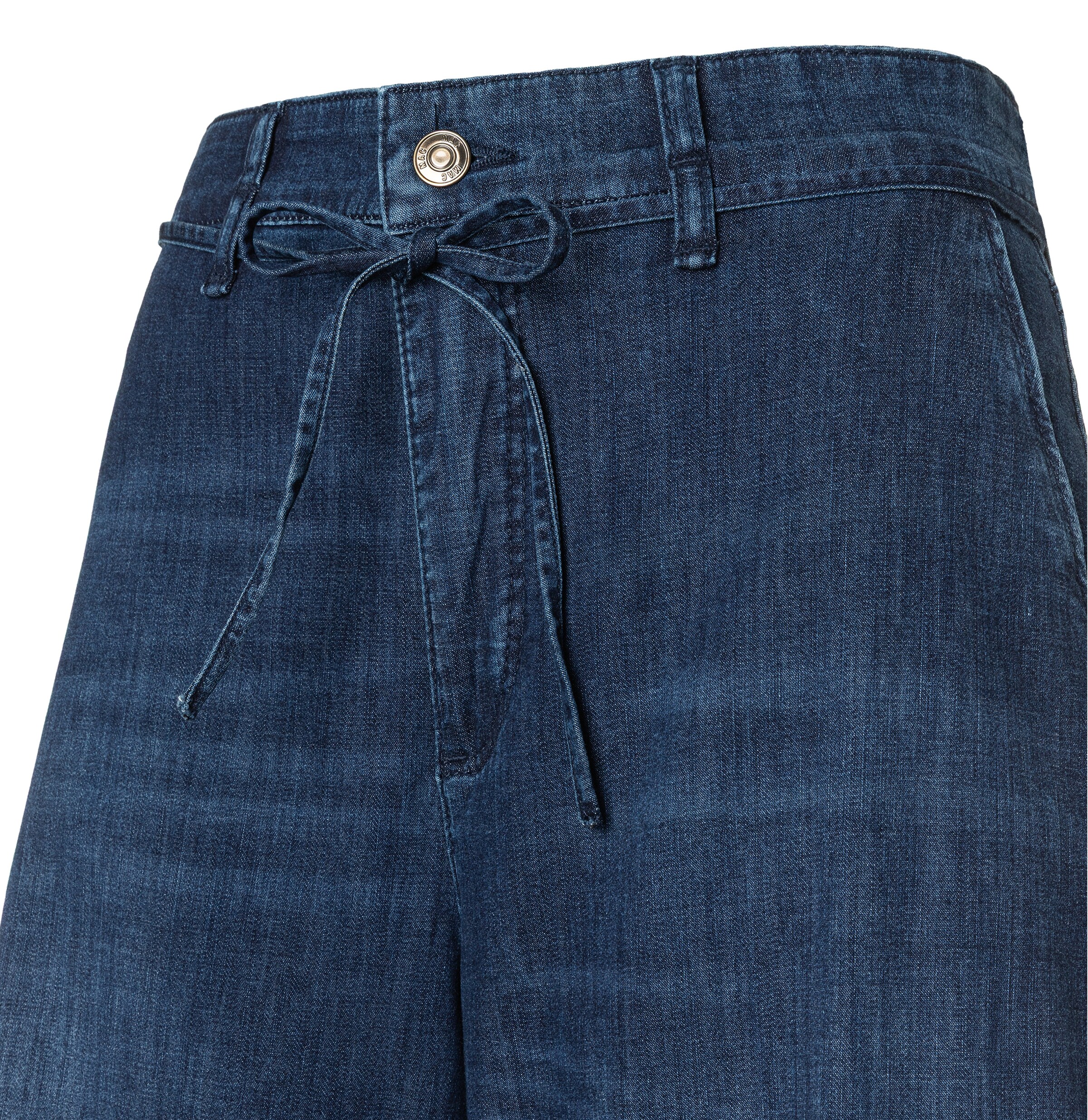 MAC Wide Leg Jeans in Blau