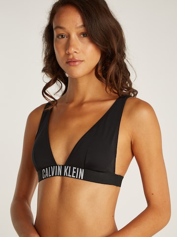 Triangle Hauts de bikini Calvin Klein Swimwear en noir