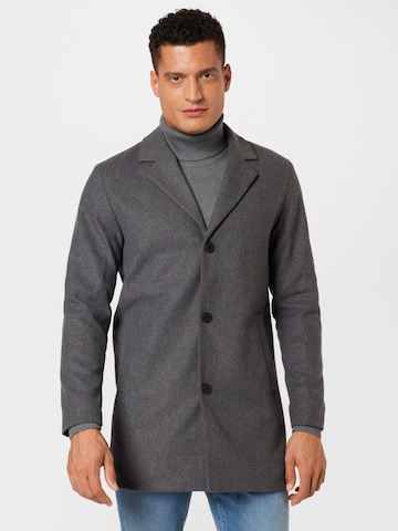 Manteau mi-saison 'JJMARCO' JACK & JONES en gris : devant