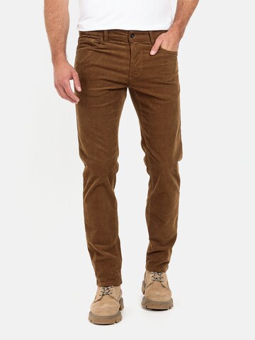 CAMEL ACTIVE Regular Regular Fit 5-Pocket Cordhose in Braun: predná strana