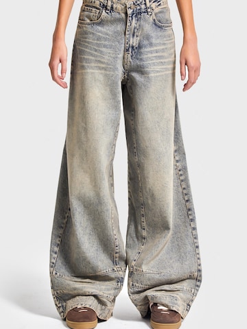 IT'S BASIC Wide leg Jeans 'Wide Mid Rise Jeans' in Blue