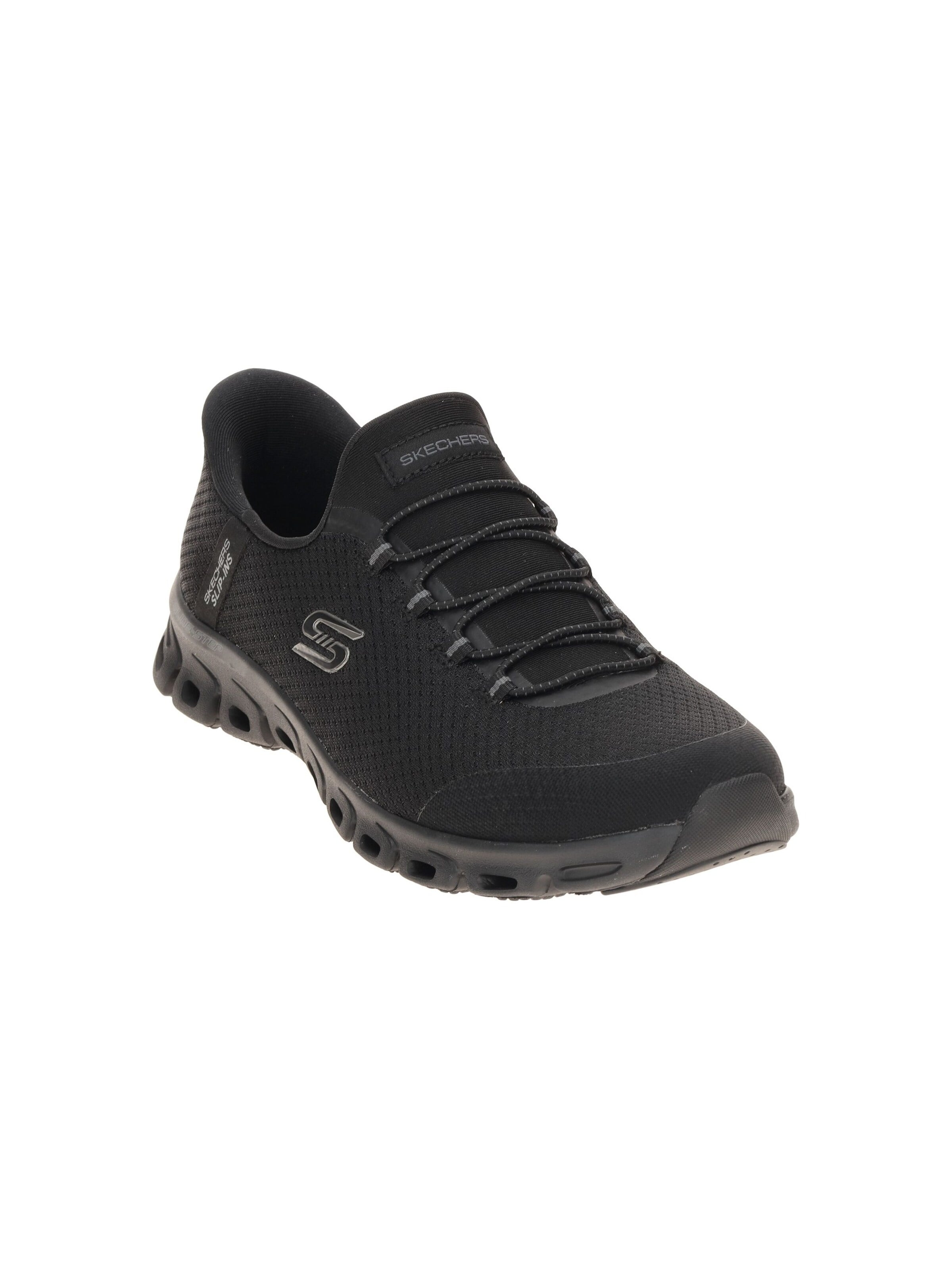 SKECHERS Slip-on in Zwart