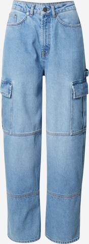 LeGer by Lena Gercke Loosefit Cargojeans 'Mirell Tall' in Blauw: voorkant