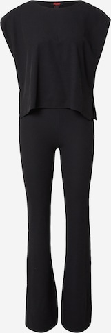 Pantalons de tailleur Misspap en noir : devant
