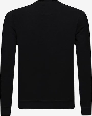 DENIM CULTURE Bluzka sportowa 'Nicholas' w kolorze czarny