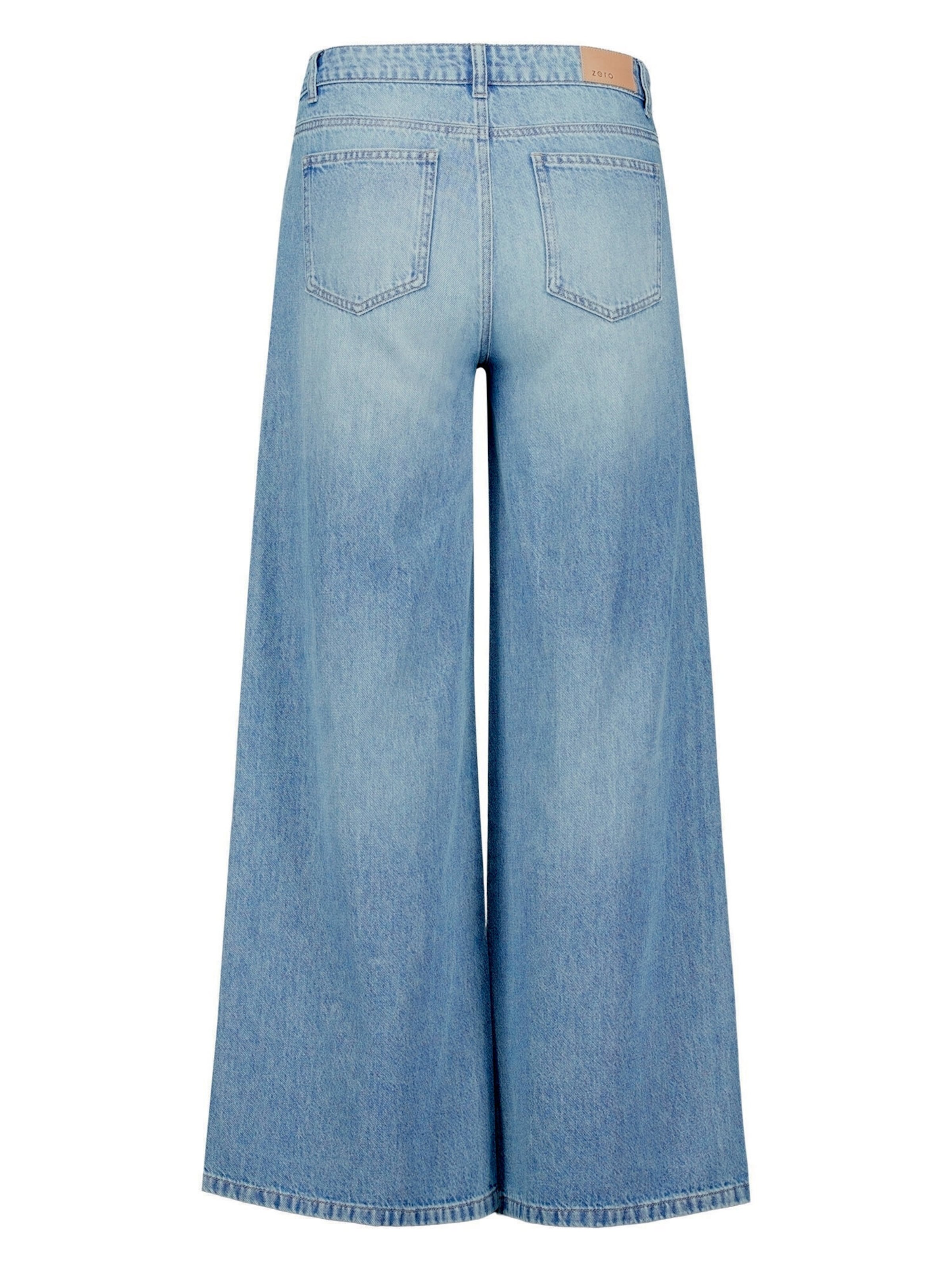 Wide leg Jeans di zero in blu