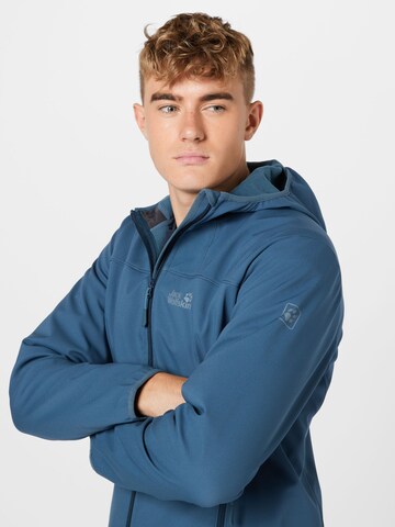JACK WOLFSKIN Softshelljacke 'NORTHERN POINT' in Blau