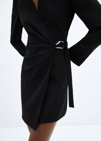 MANGO Obleka 'Florance' | črna barva