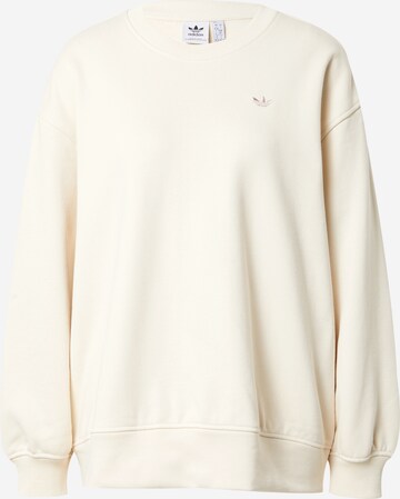 ADIDAS ORIGINALS Sweatshirt 'Premium Essentials ' i hvid: forside