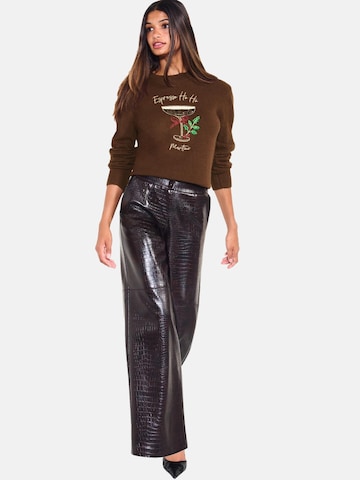 Pullover di Friends Like These in marrone: frontale