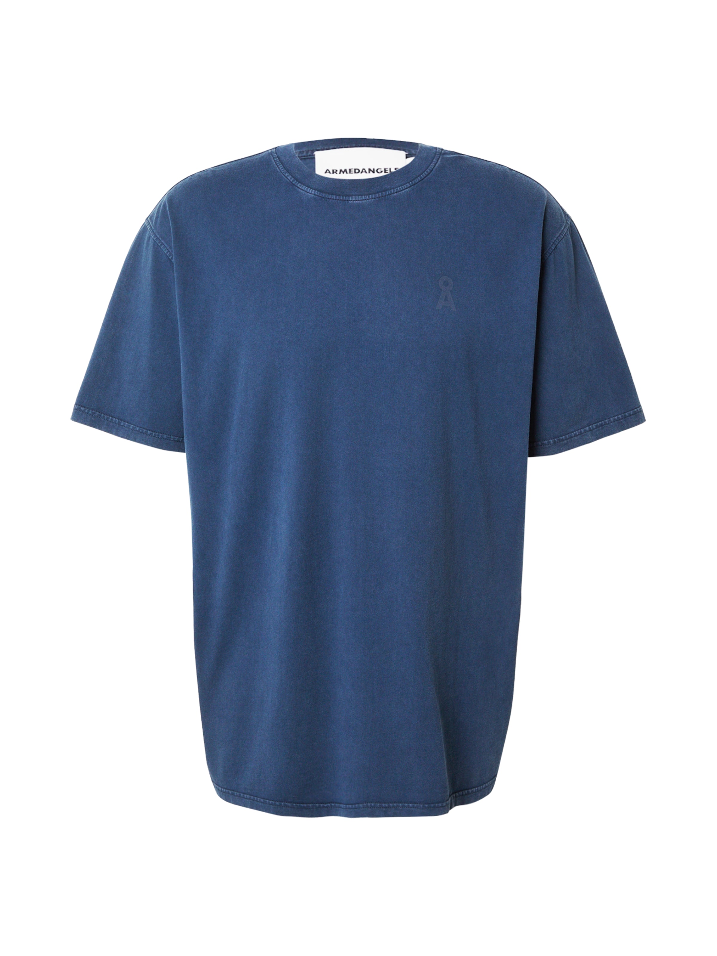 T-Shirt 'MAARKOS' ARMEDANGELS en bleu : devant