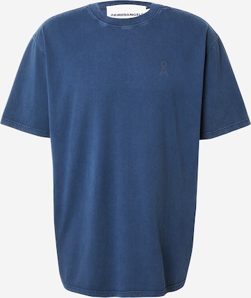 T-Shirt 'MAARKOS' ARMEDANGELS en bleu : devant