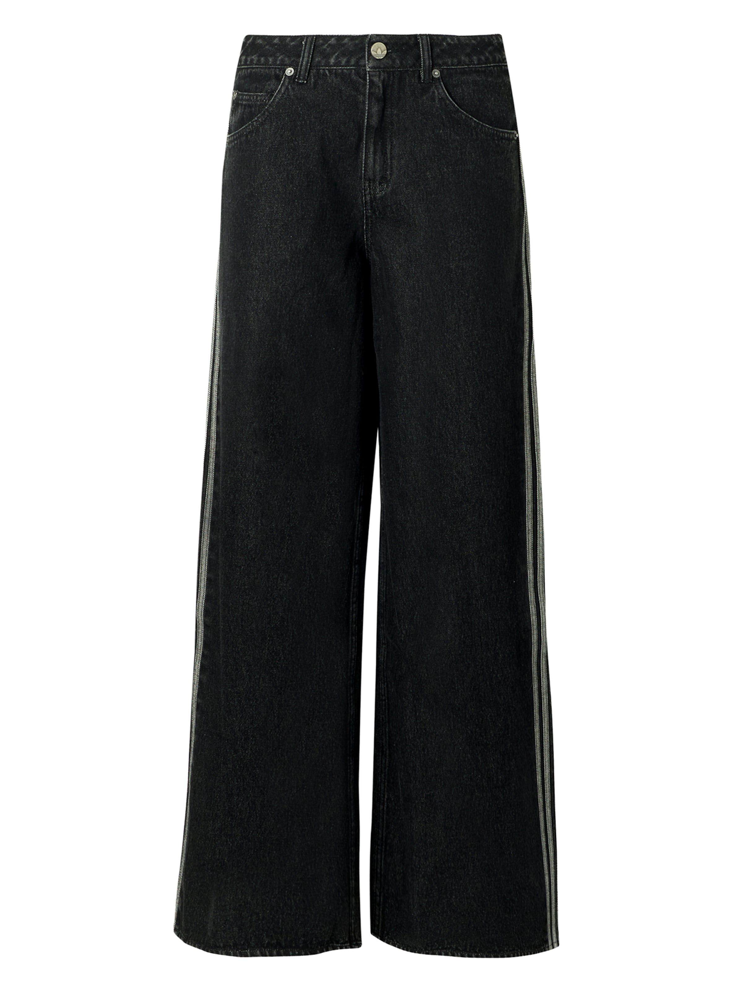 ADIDAS ORIGINALS Jean 'FIREBIRD' en gris clair / noir denim, Vue avec produit