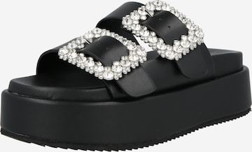 BUFFALONatikače s potpeticom - crna boja: prednji dio