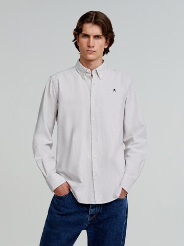 Coupe regular Chemise 'New Oxford' Scalpers en bleu