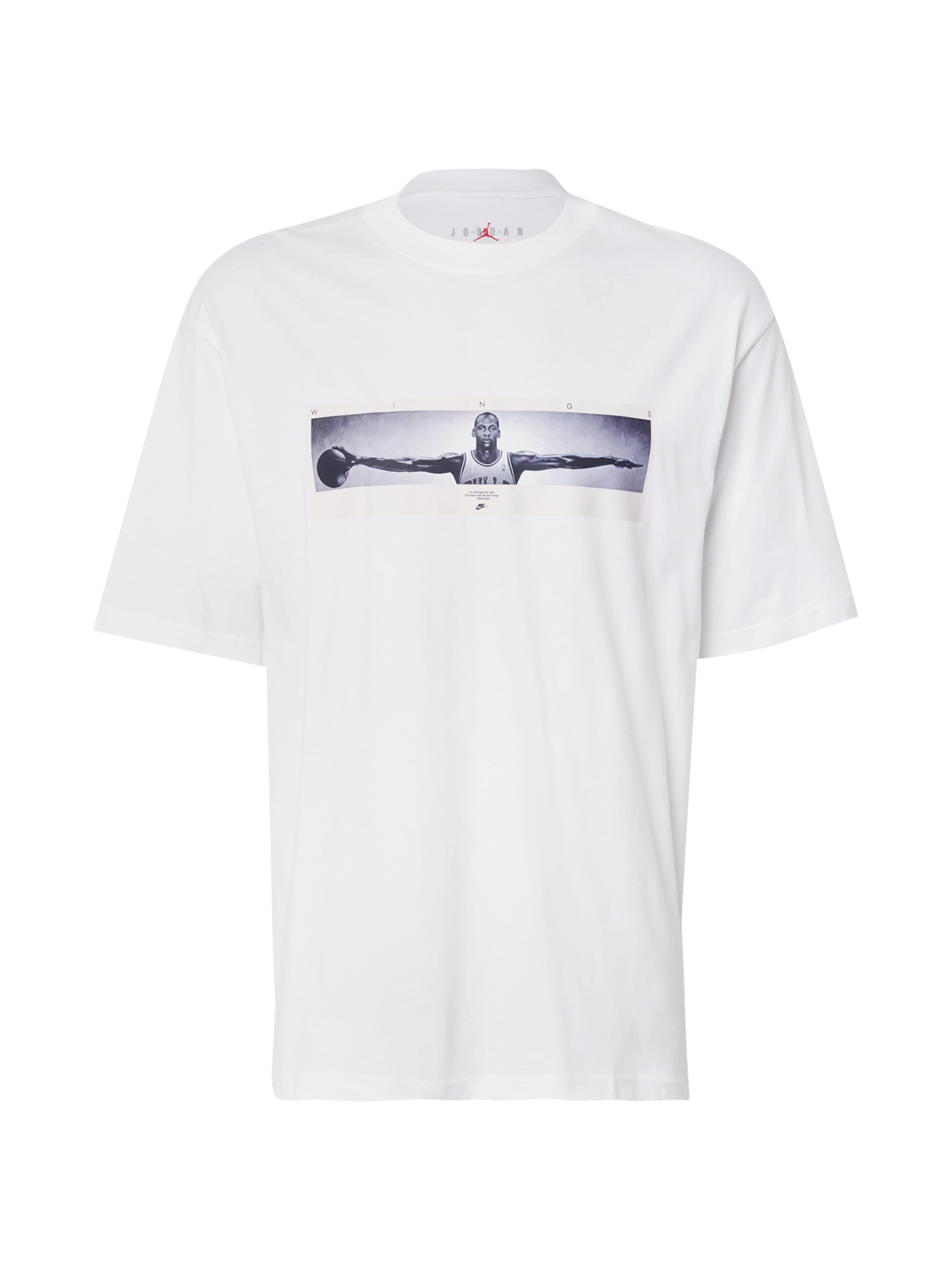 Jordan - Camiseta 'WINGS' en blanco: frente