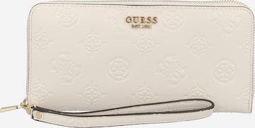 GUESS Wallet 'GALERIA' in Beige: front