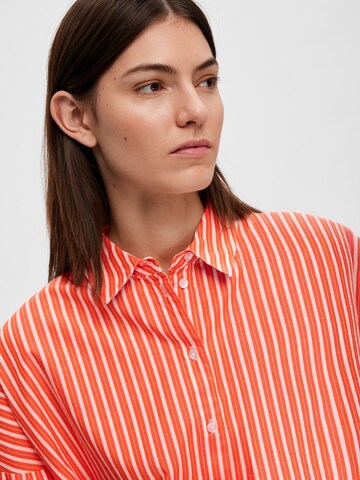 SELECTED FEMME Bluse in Orange