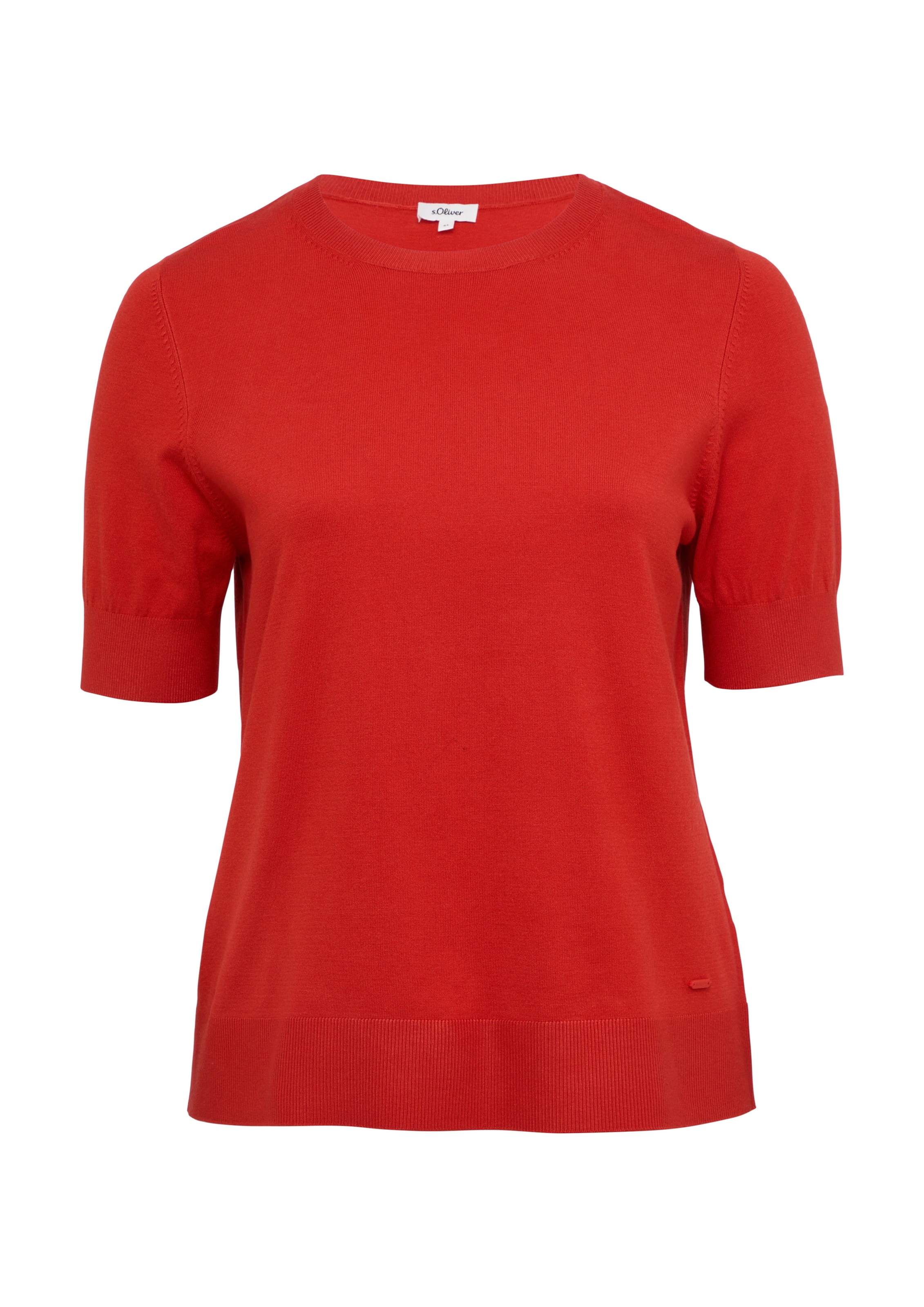 s.Oliver Red Label Plus Trui in Rood: voorkant