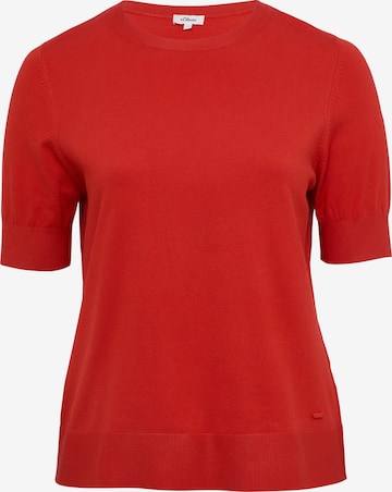 s.Oliver Trui in Rood: voorkant