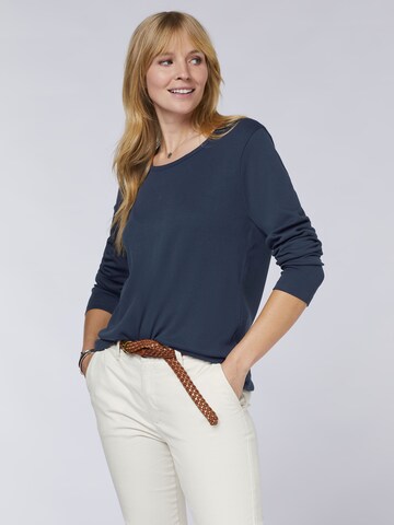 Polo Sylt Shirt in Blue: front