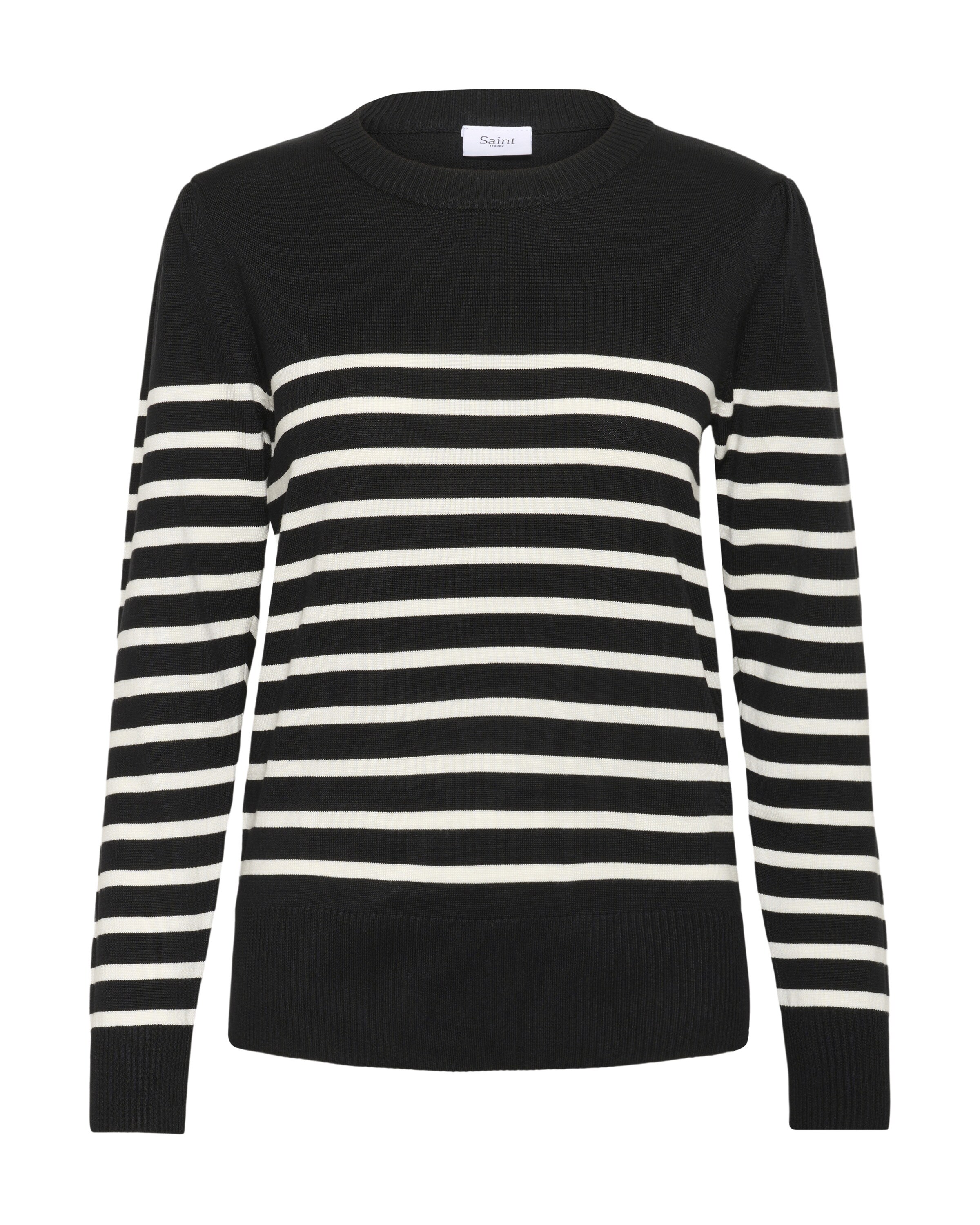SAINT TROPEZ Sweater 'Mila' in Black: front