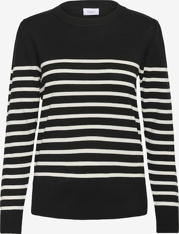 SAINT TROPEZ - Pullover 'Mila' em preto: frente