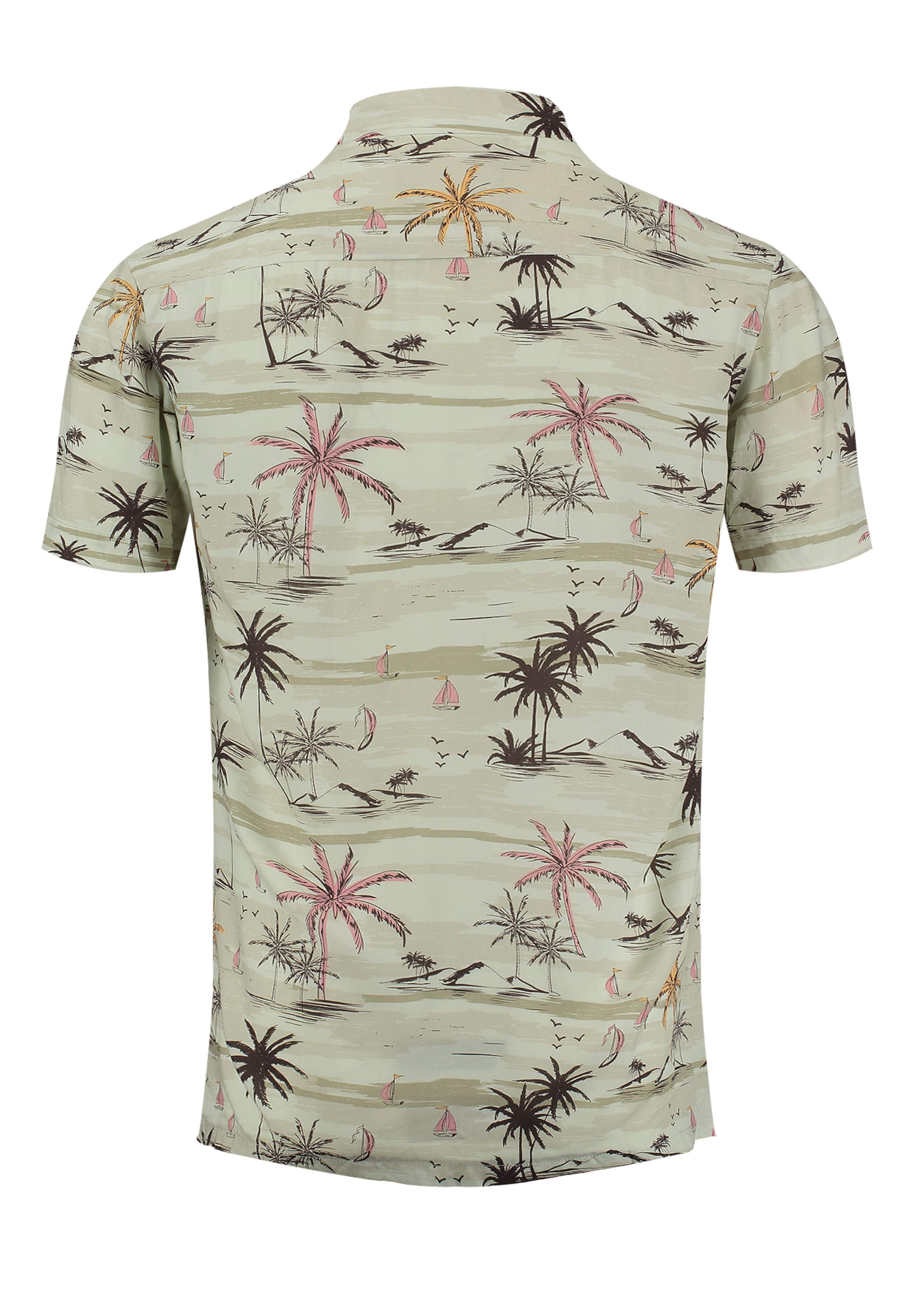 Key Largo Slim fit Srajca 'Sandbanks' | zelena barva