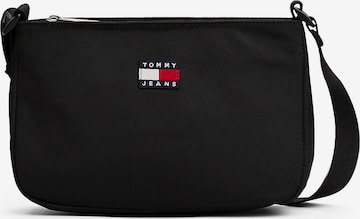 Tommy Jeans Чанта с презрамки 'Essential' в черно: отпред