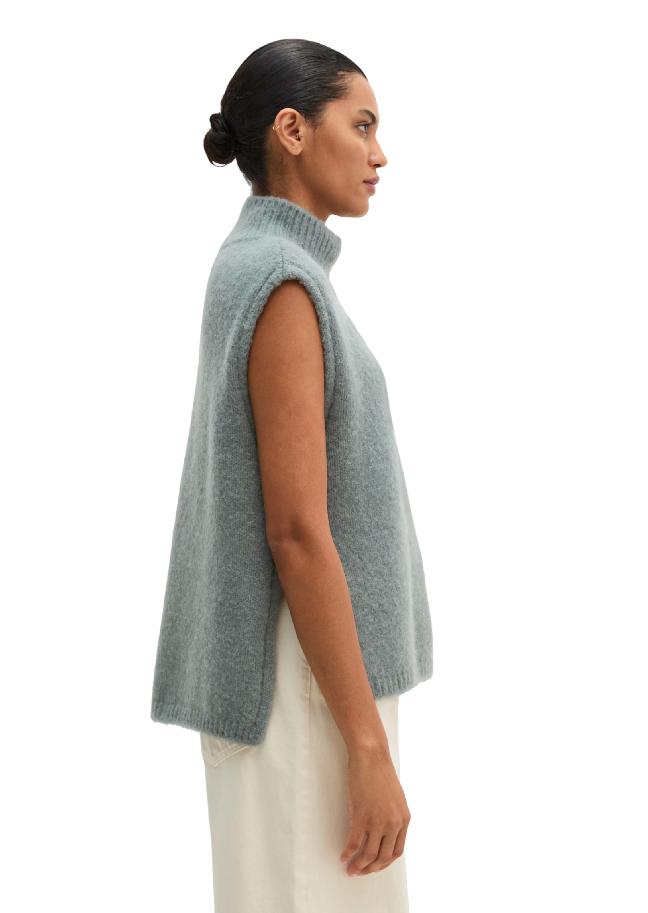 Pull-over Marc O'Polo en gris : sur le côté