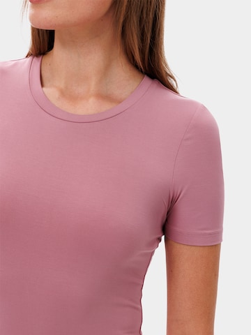 Les Lunes Shirt 'ANNIE' in Roze