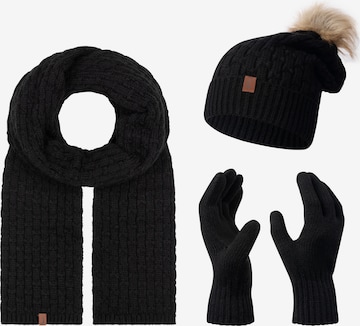 Rock Creek Mütze in Schwarz: Vorderseite