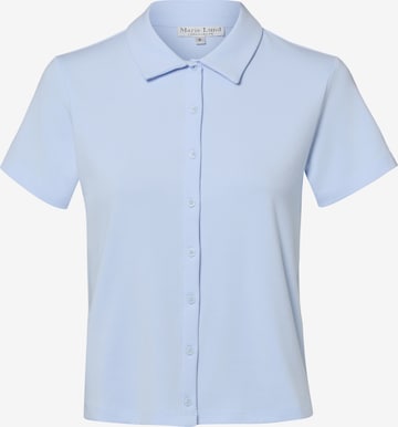 Marie Lund Bluse in Blau: Vorderseite