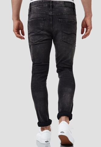 INDICODE JEANS Skinny Jeans 'Ralph' in Zwart