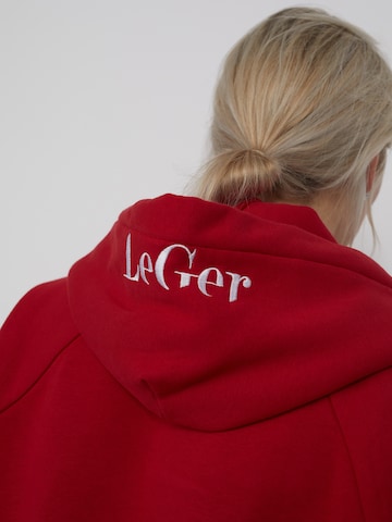 LeGer by Lena Gercke Sweatshirt 'Elisabeth ' i röd