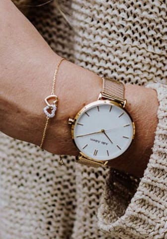Julie Julsen Armband in Gold: Vorderseite