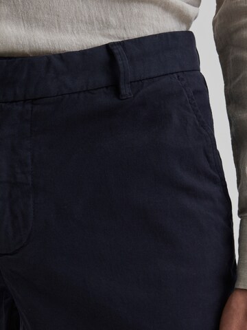 Regular Pantalon chino 'Bloch' Bertoni en bleu