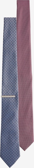 Next Krawat w kolorze granatowy / jasnoniebieski / jagoda / różowy pudrowym, Podgląd produktu