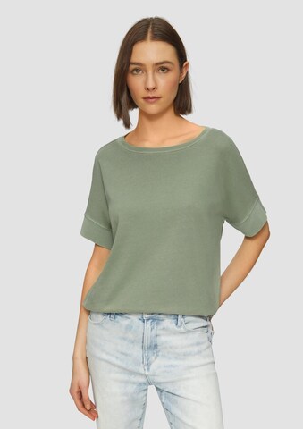 T-shirt s.Oliver en vert : devant