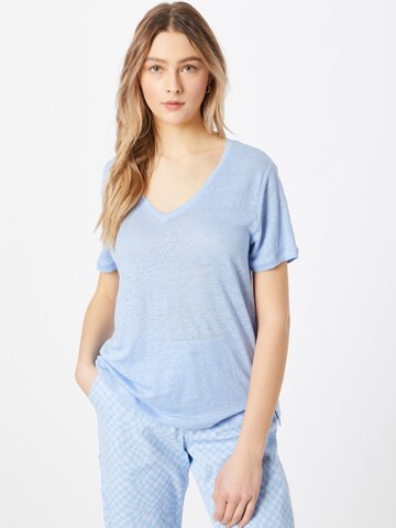 b.young Shirt 'UMIA' in Blauw: voorkant