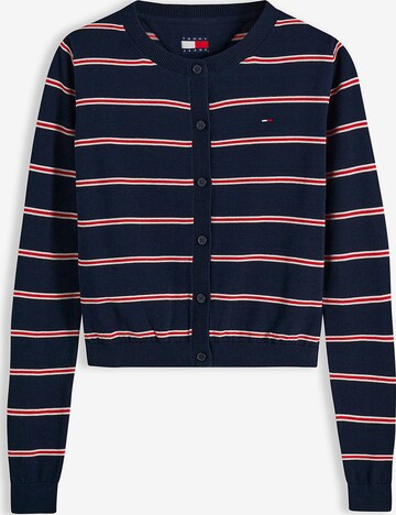Tommy Jeans Strickjacke 'Essential' in Blau: Vorderseite