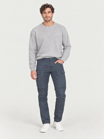 yazubi Regular Cargo Pants 'Jayden' in Blue