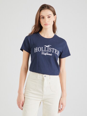HOLLISTER Póló - kék: elől