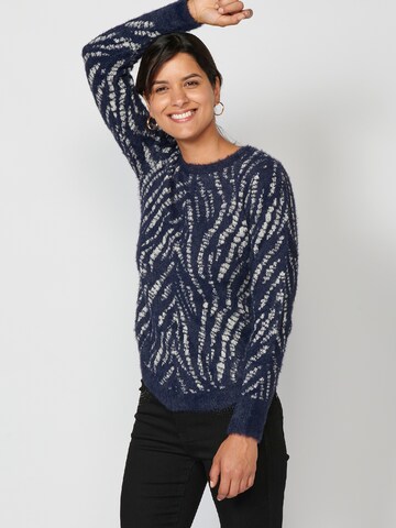 Pull-over KOROSHI en bleu