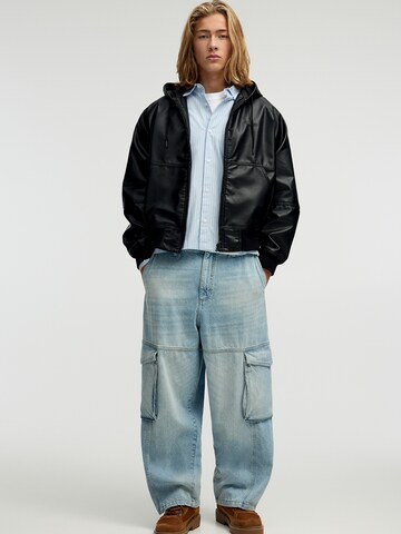 Largi Pantaloni eleganți de la Pull&Bear pe albastru