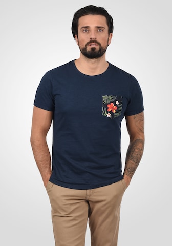 BLEND T-Shirt 'Florens' in Blau: predná strana