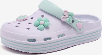 HUSKSWARE Clogs in Lila: Vorderseite